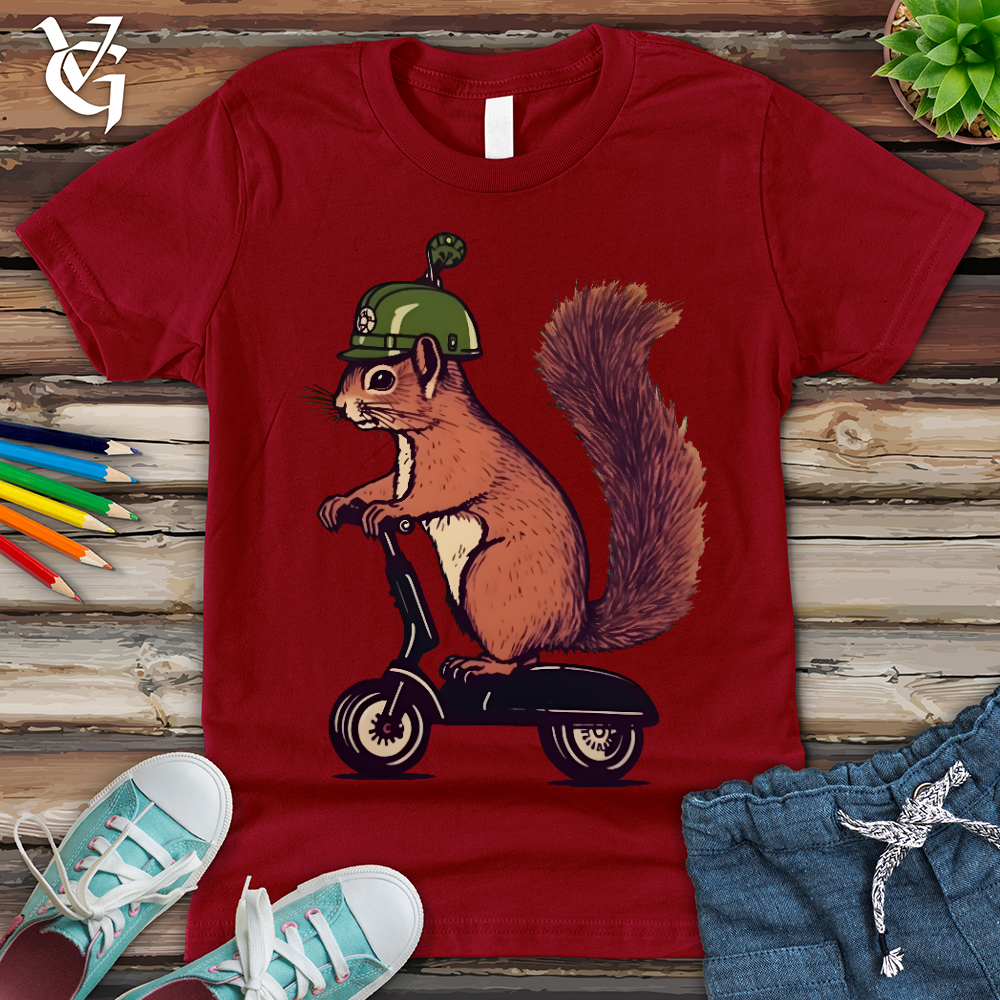 Squirrel Scoot Youth Tee