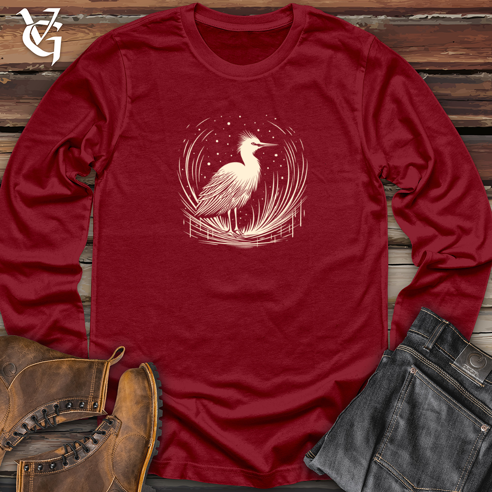 Flurry Feathered Egret Long Sleeve