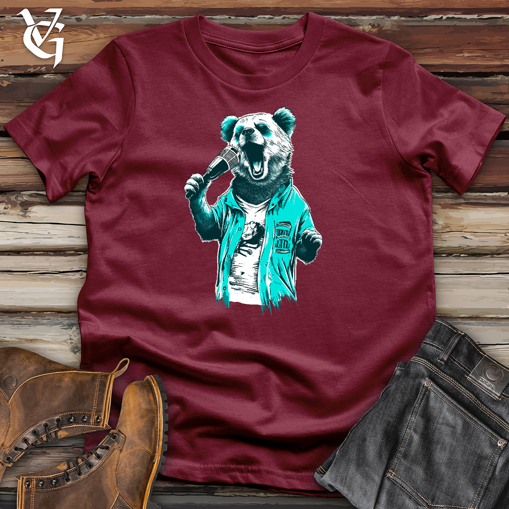 Karaoke Panda Star Cotton Tee
