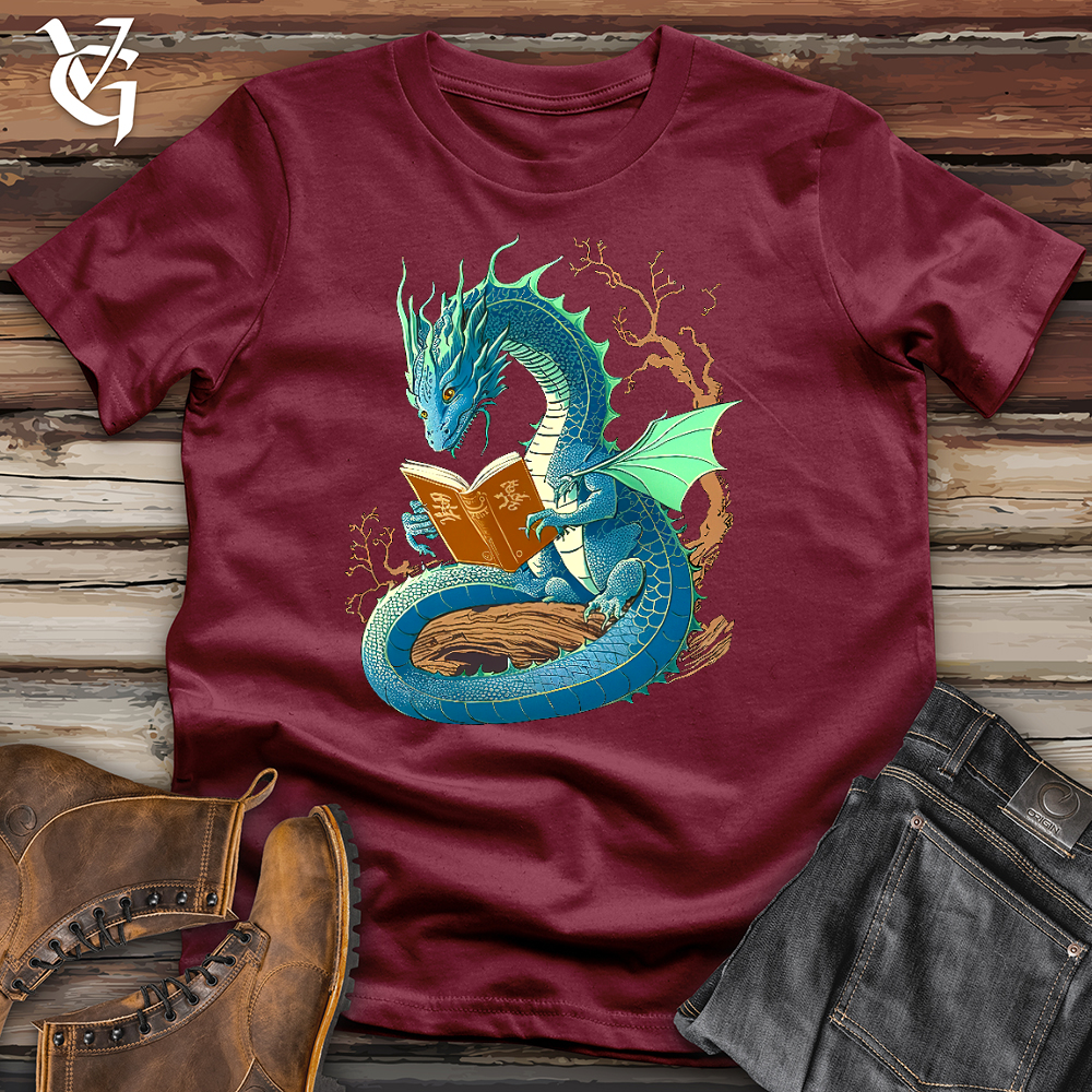Dragon Book Worm Cotton Tee