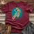 Cheetah Riding On A Bicycle Cotton Tee