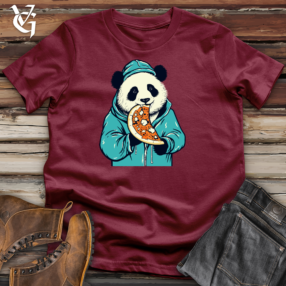 Panda Pizza Party Cotton Tee