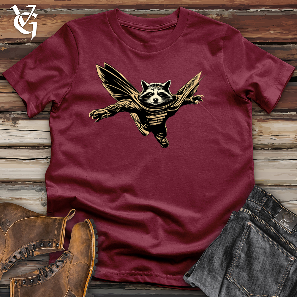 Retro Raccoon Aviator Cotton Tee