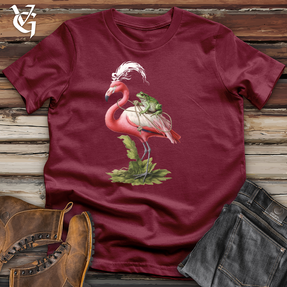Frog & Flamingo Friends Cotton Tee