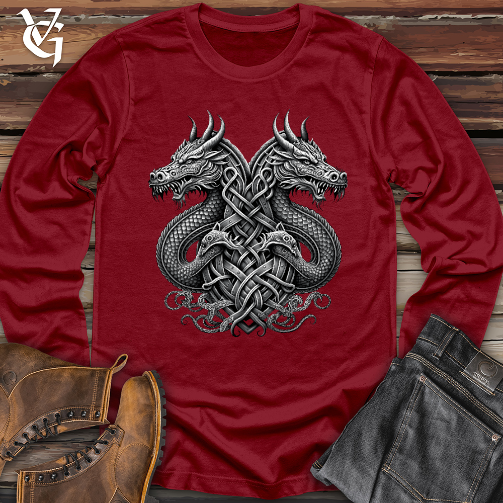 Emblem of Dreki Black & White 2 Long Sleeve