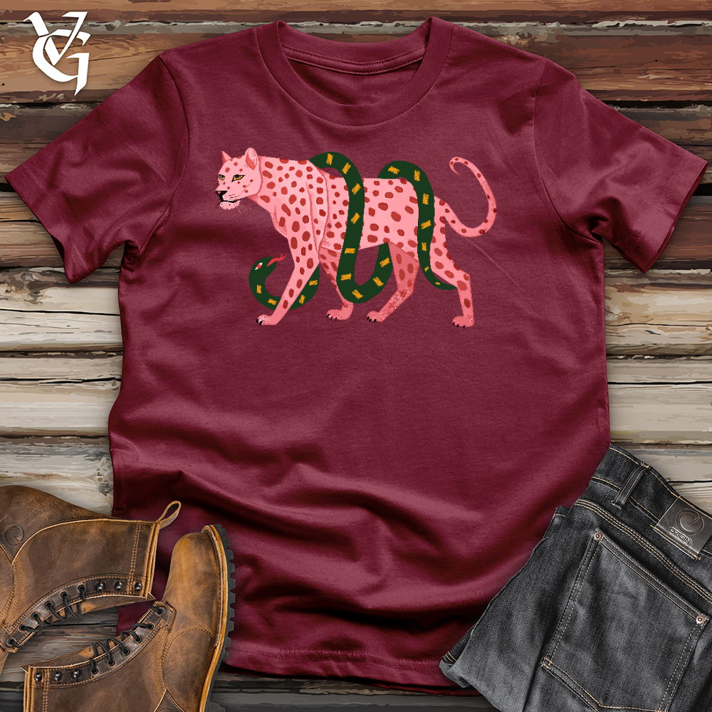 Pink Cheetah Cotton Tee