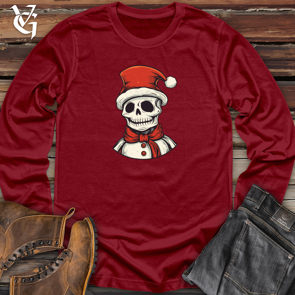 Vintage Santa Snowman Long Sleeve