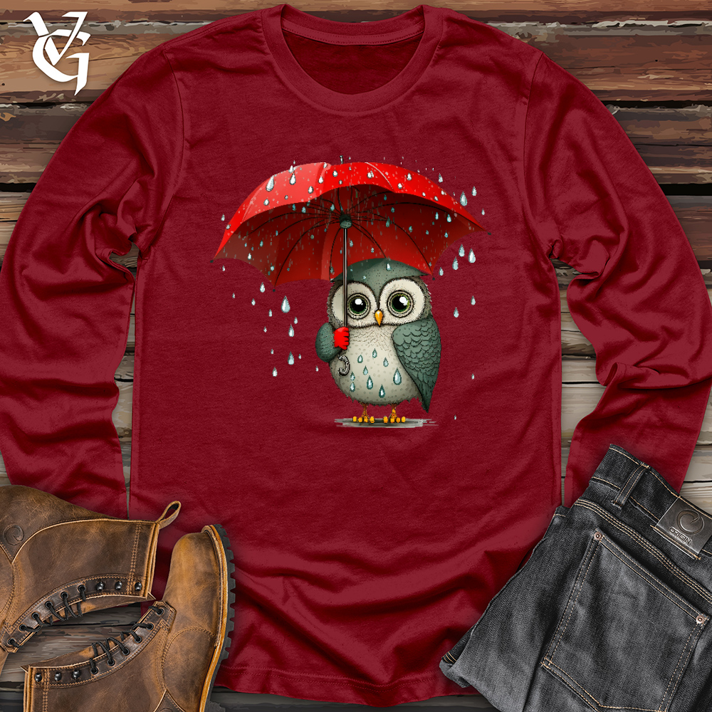 Owl in the Rain Long Sleeve