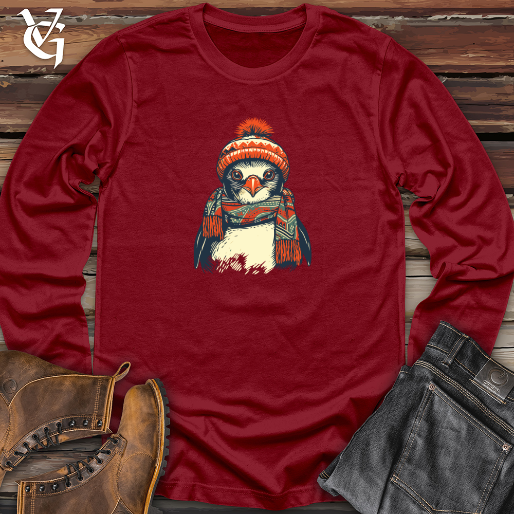 Vintage Frosty Penguin Long Sleeve