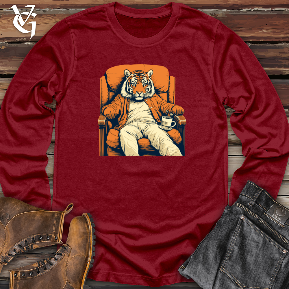 Retro Tiger Lounger Long Sleeve