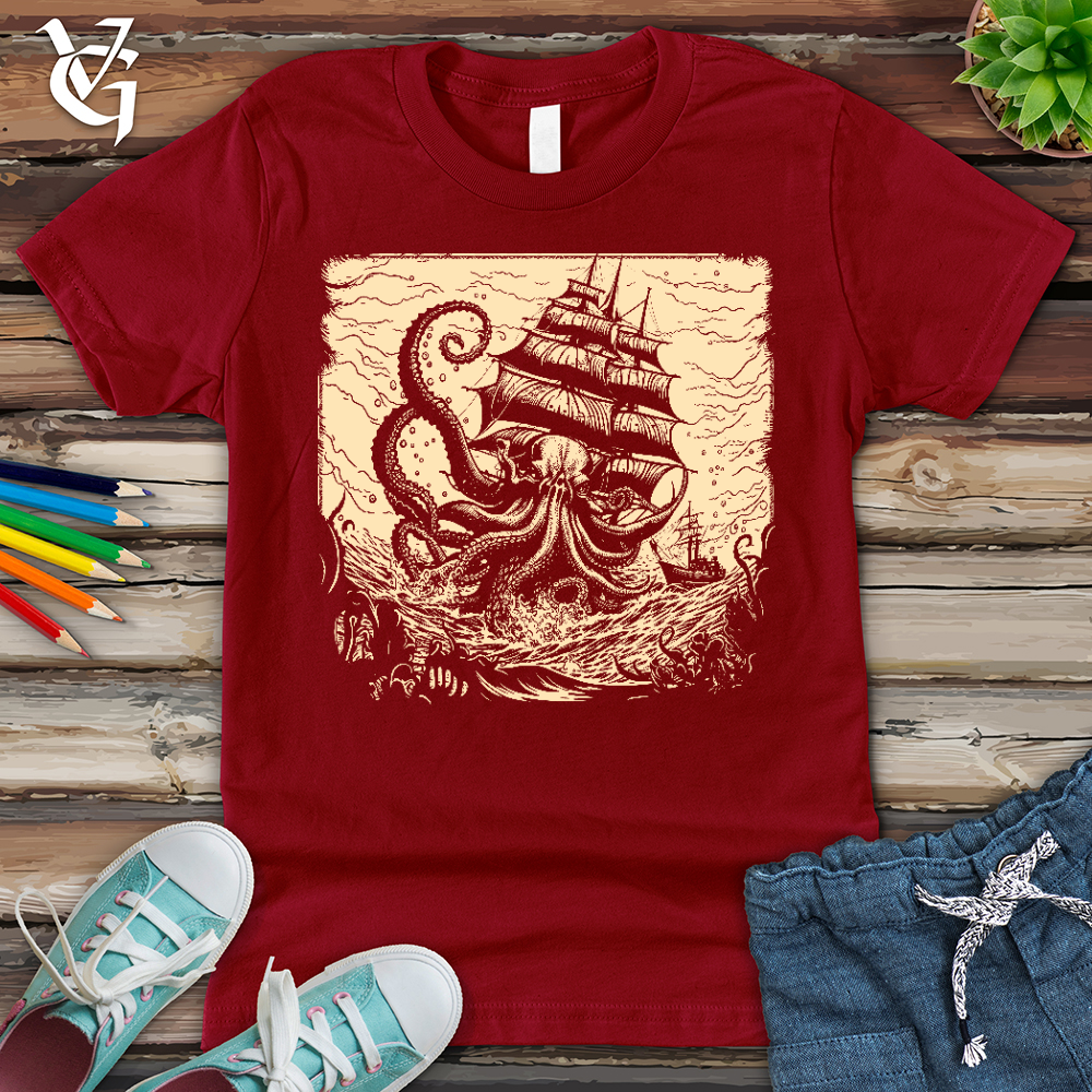 Kraken at Sea Youth Tee