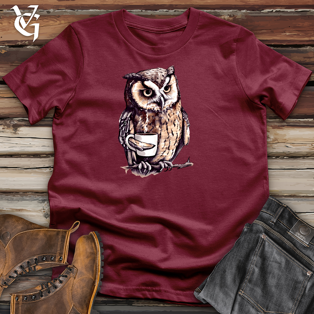 Caffeinated Owl Cotton Tee