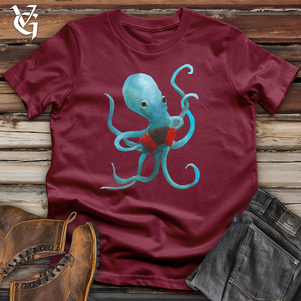 Octopus Musician Cotton Tee