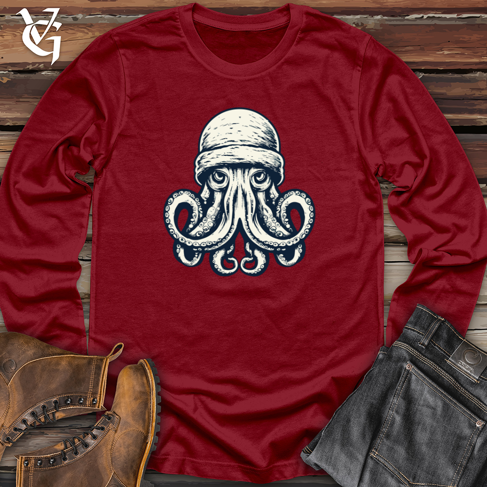 Vintage Snow Hat Octopus Long Sleeve