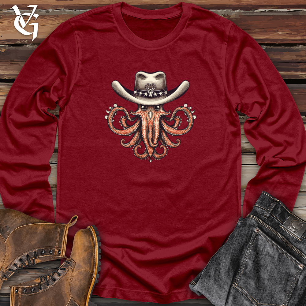 Vintage Western Octopus Long Sleeve