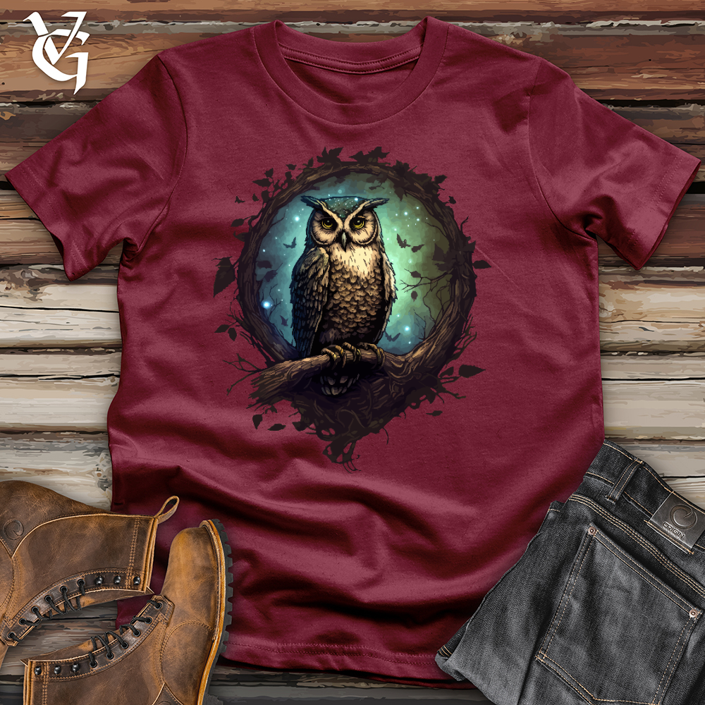 Owl Cosmic Dust Cotton Tee