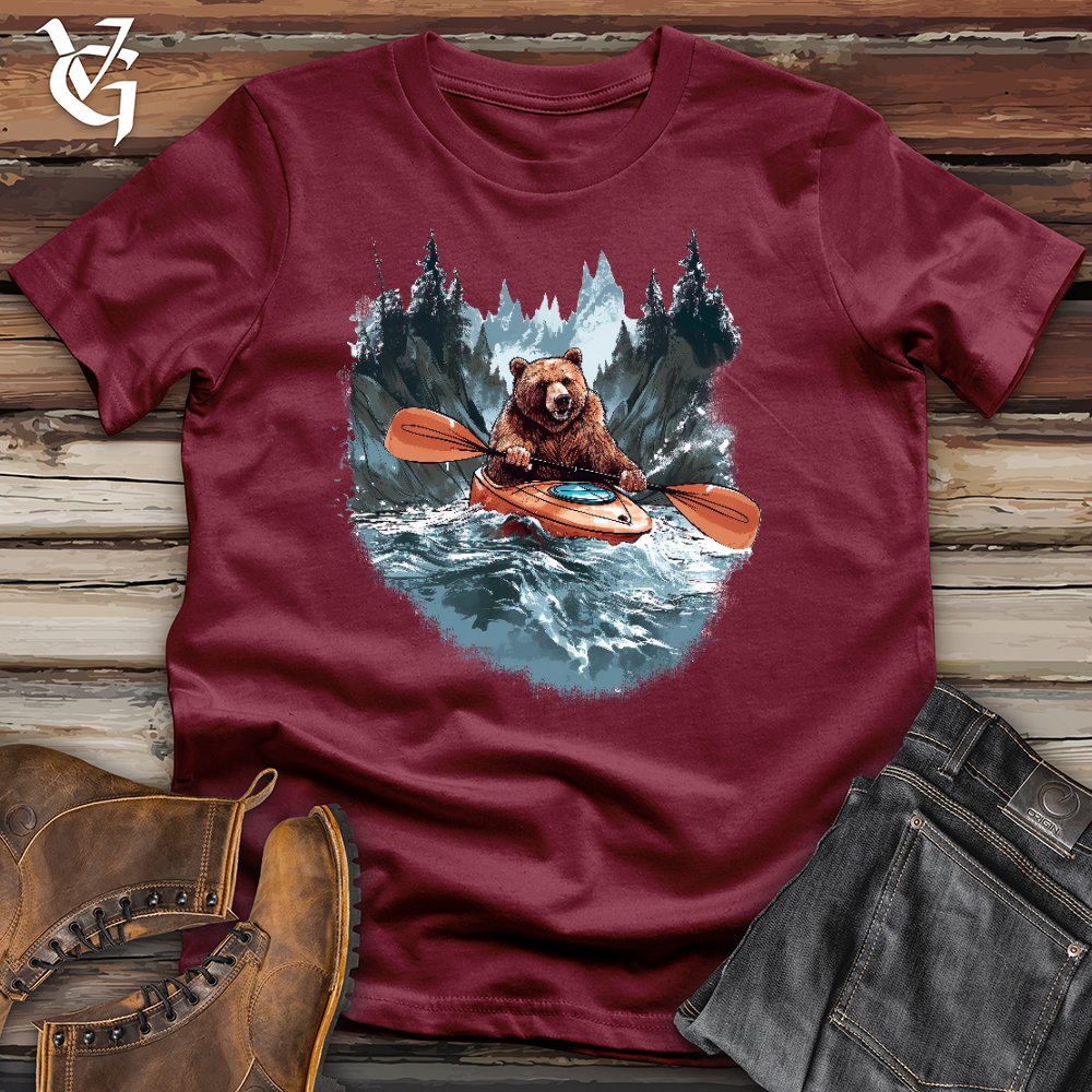 Kayaking Bear Cotton Tee