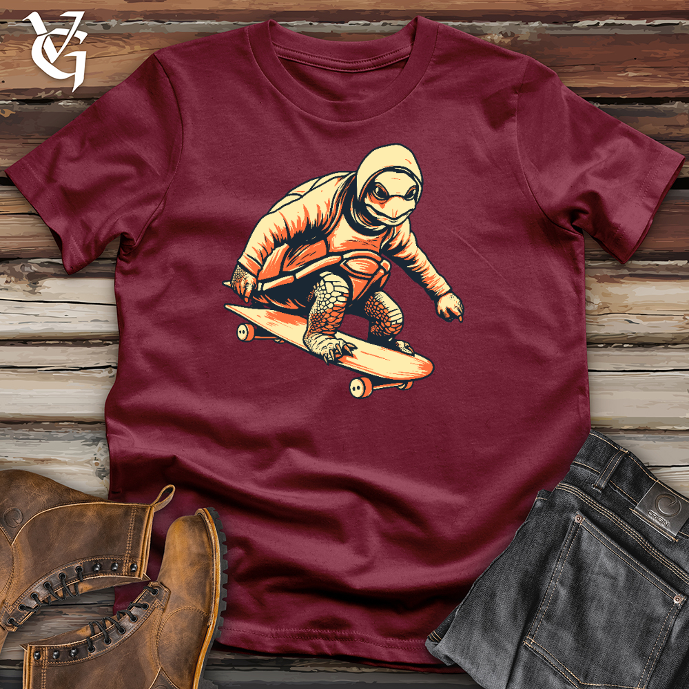 Skating Turtle Cotton Tee