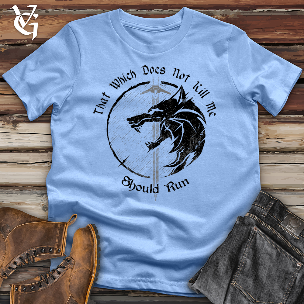 Should Run Wolf Cotton Tee Softstyle Tee