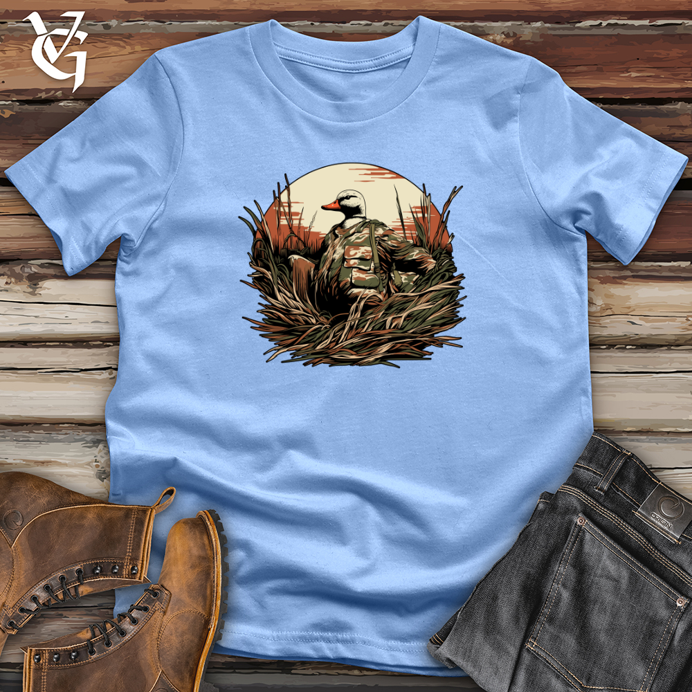 Camouflaged Duck Blind Blend Softstyle Tee