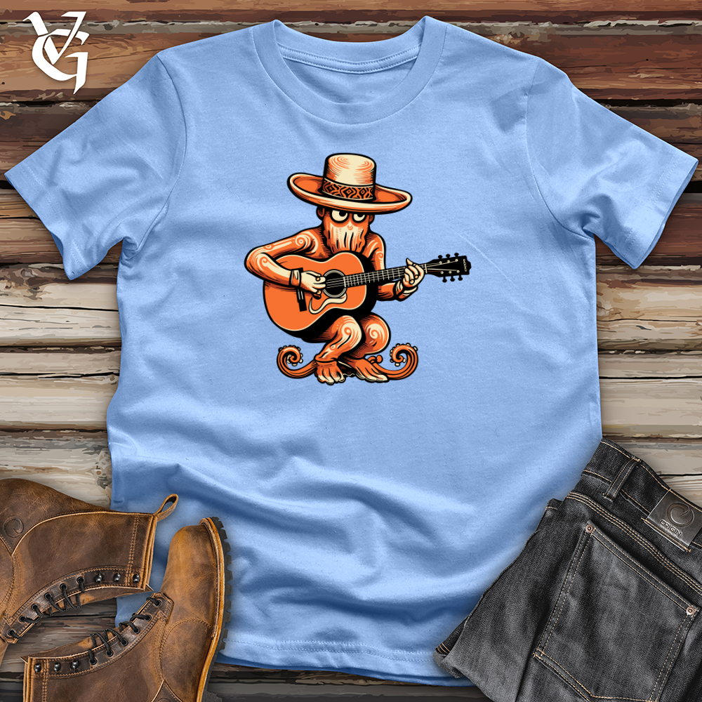 Retro Guitar Strumming Octopus Softstyle Tee
