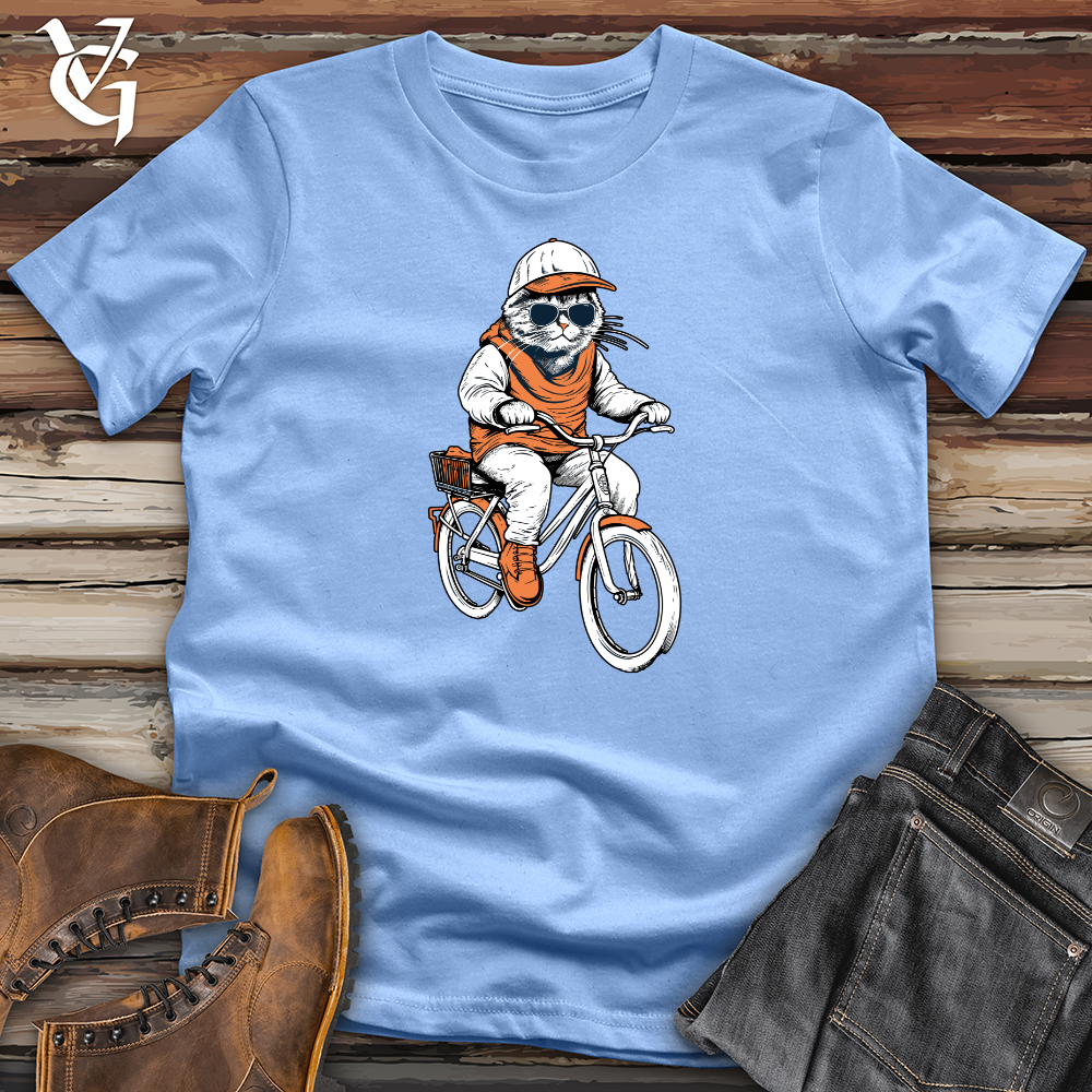 Retro Cycling Cat Softstyle Tee