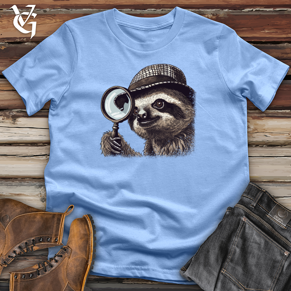 Sleuthful Sloth Detective Softstyle Tee