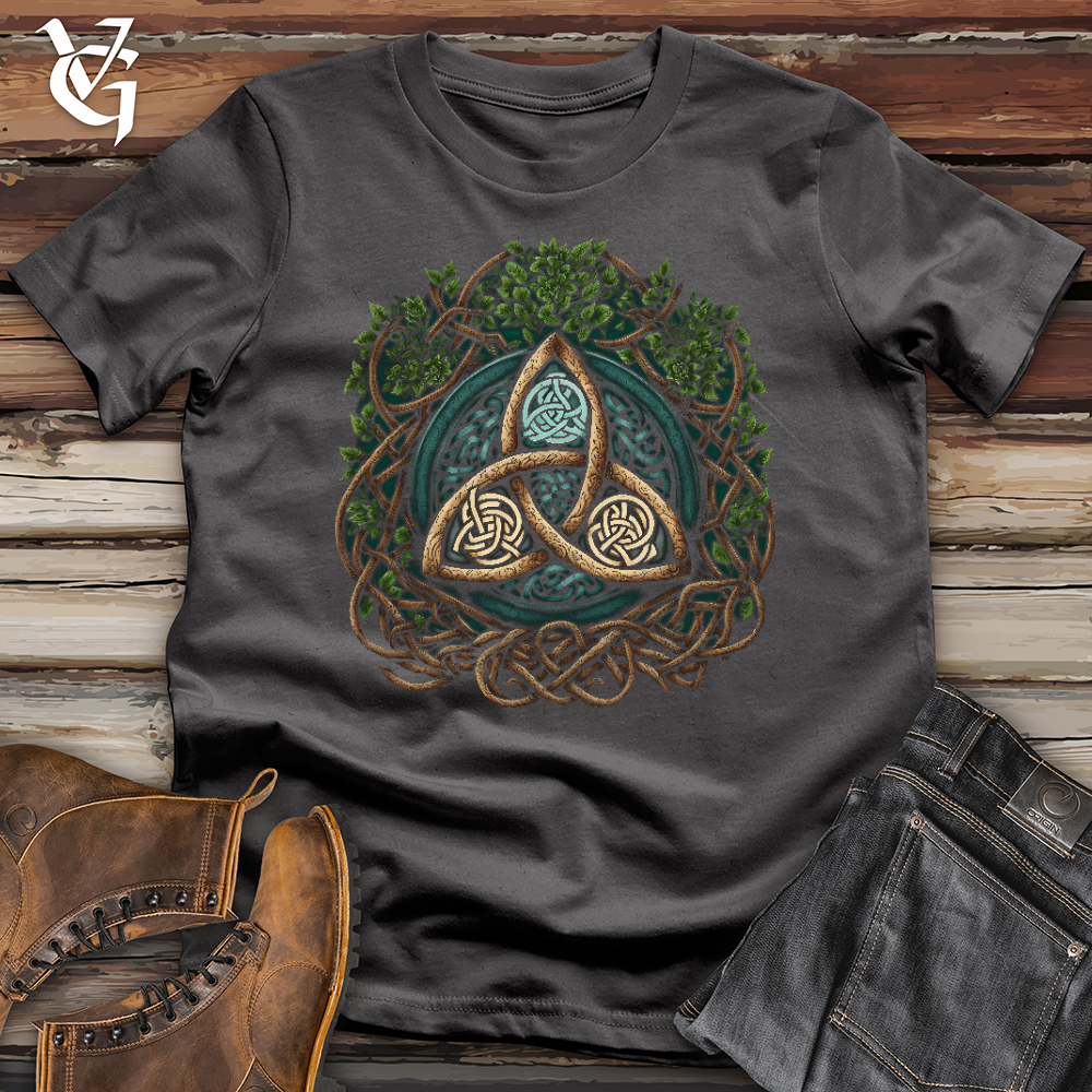 Celtic Leafy Trinity Softstyle Tee