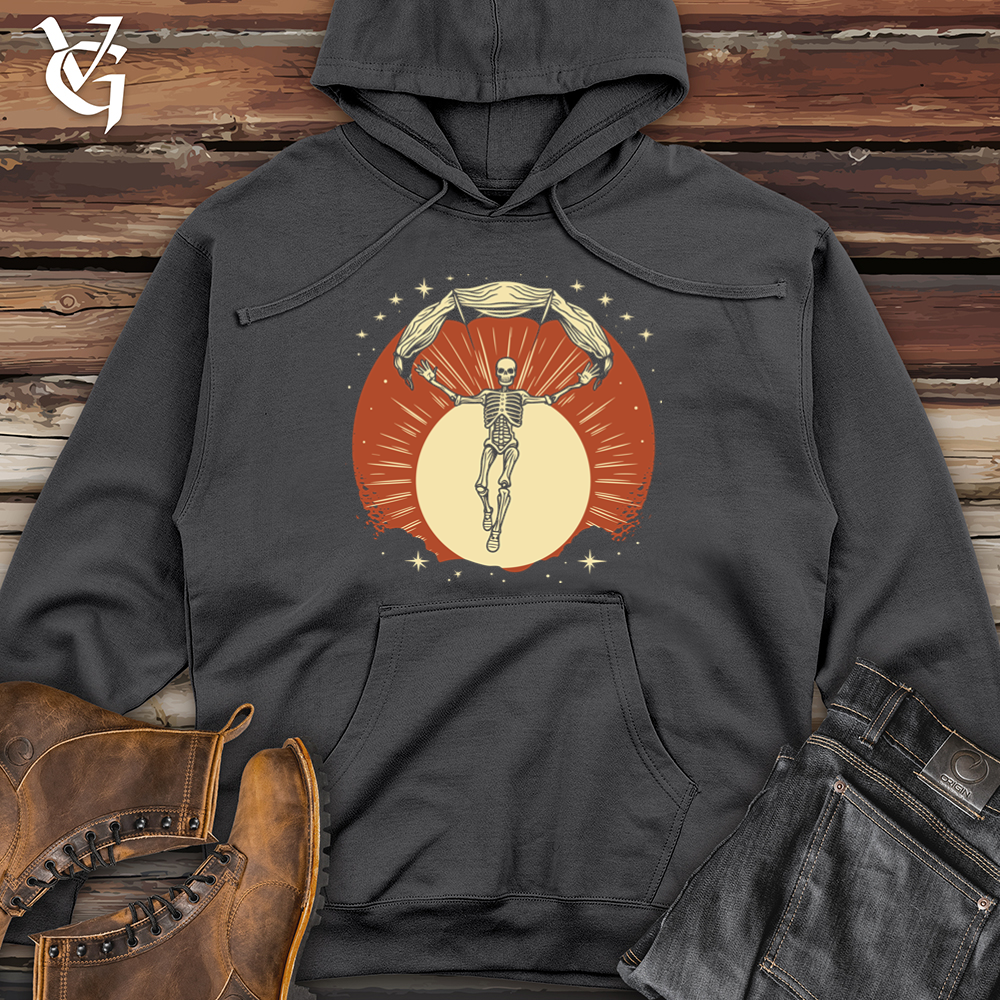 Cosmic Parachute Descent Midweight Hooded Sweatshirt