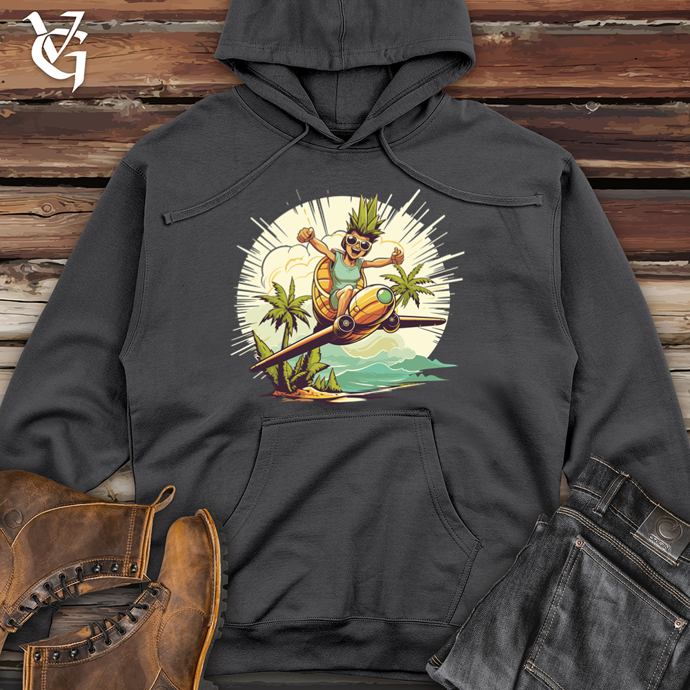 Aviator Pineapple Adventure Midweight Hooded Sweatshirt