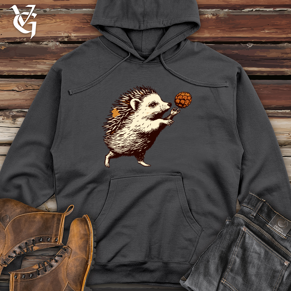 Rustic Leaf Fling Midweight Hooded Sweatshirt