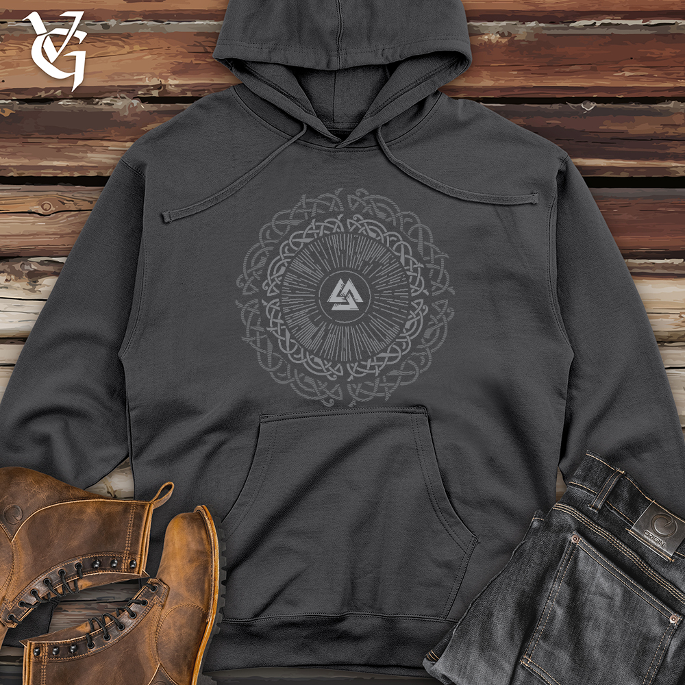 Ancient Round Celtic Midweight Hooded Sweatshirt