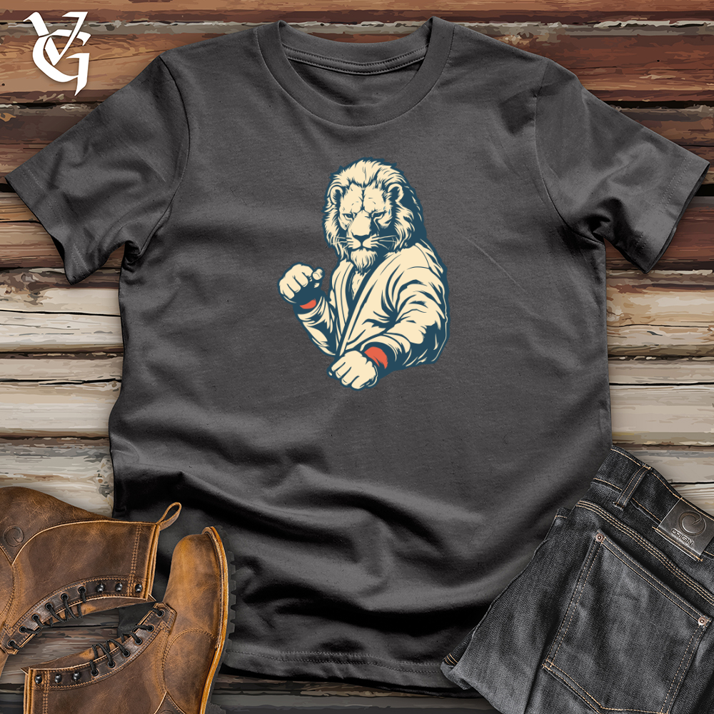 Retro Karate Lion Softstyle Tee