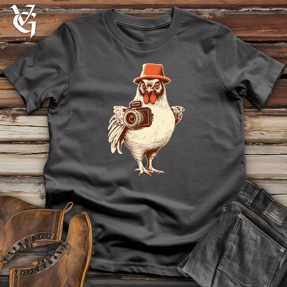 Chicken Capturing Moments Clicks Softstyle Tee
