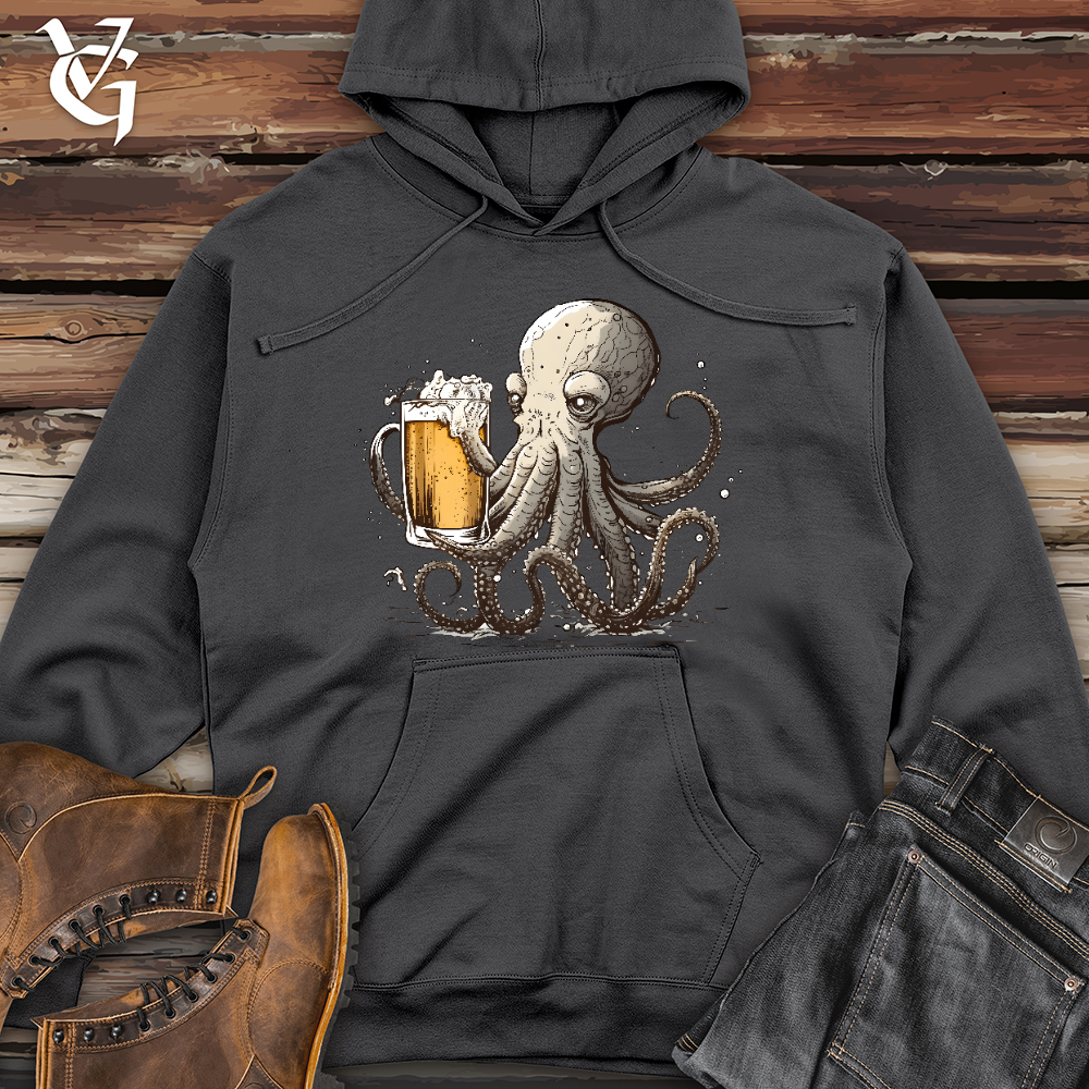 Octopus Happy Hour Midweight Hooded Sweatshirt