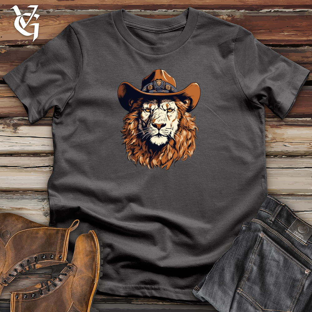 Retro Cowboy Lion 01 Softstyle Tee