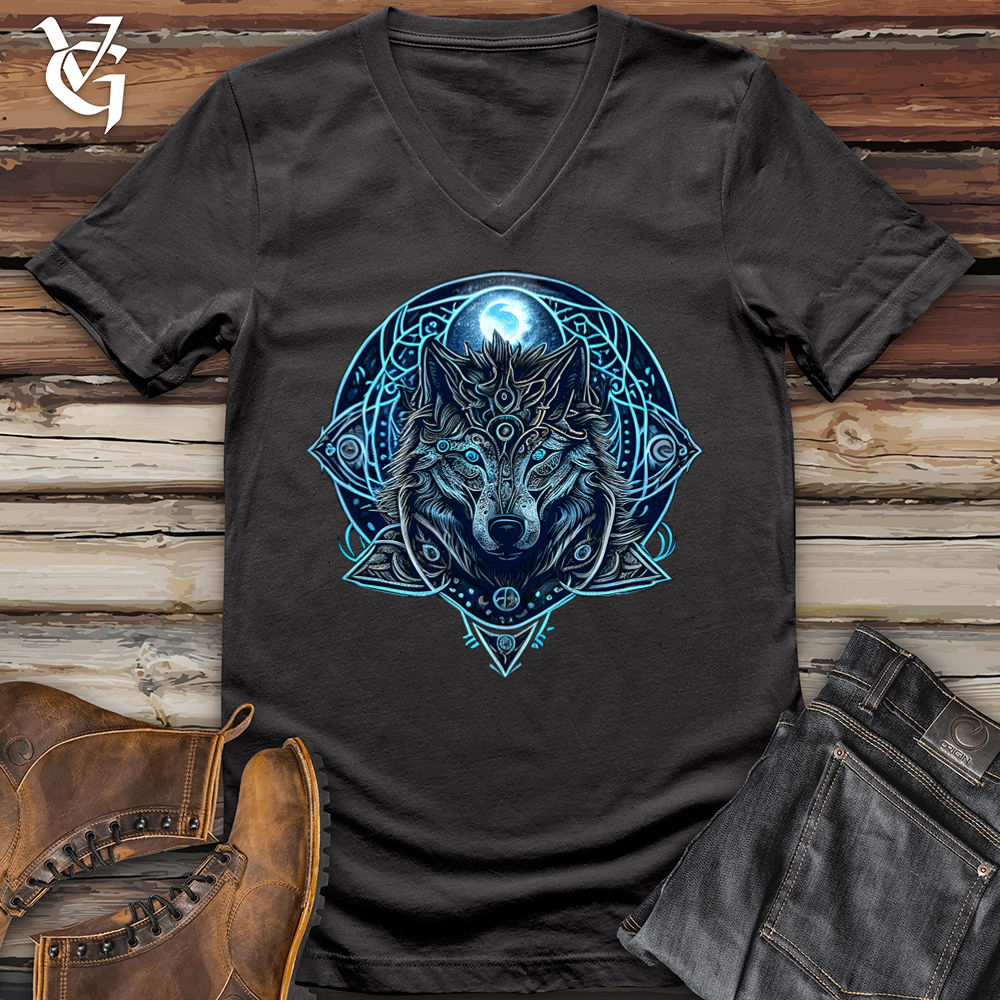 Celtic Fenrir Wolf V-Neck