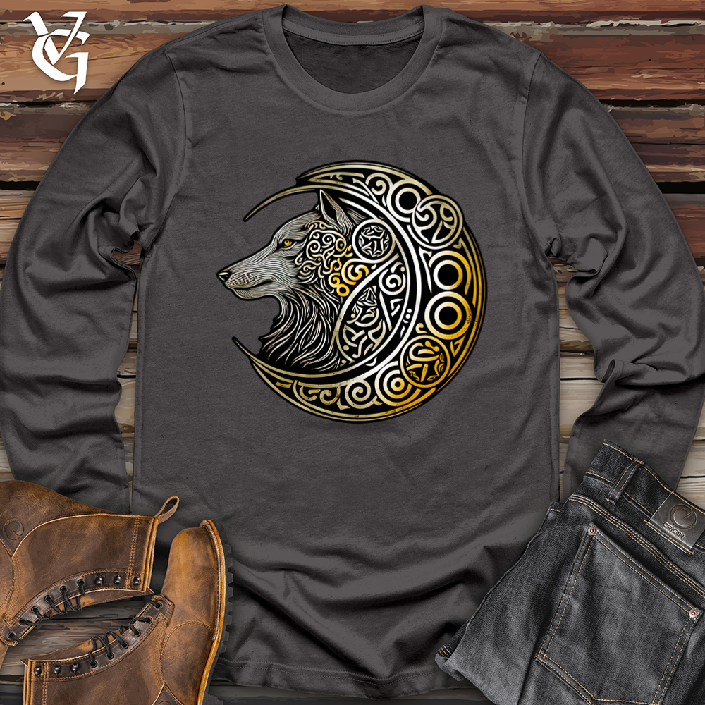 Mind Of A Cosmic Wolf Softstyle Long Sleeve