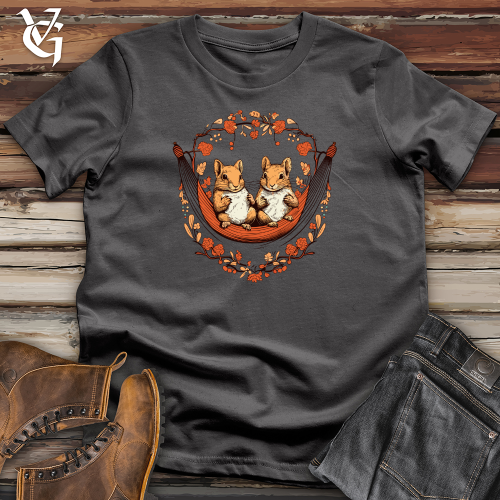 Squirrels Autumn Hammock Softstyle Tee