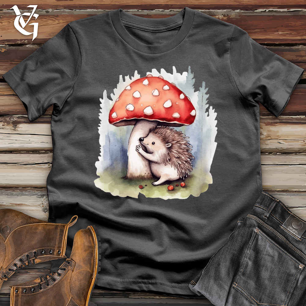 Porcupine Hugging Mushroom Softstyle Tee