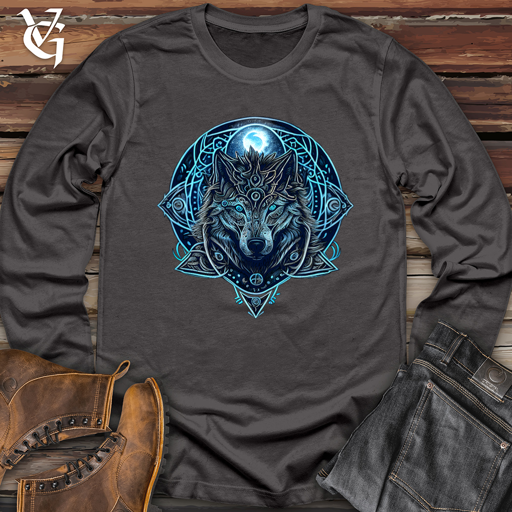 Celtic Fenrir Wolf Softstyle Long Sleeve