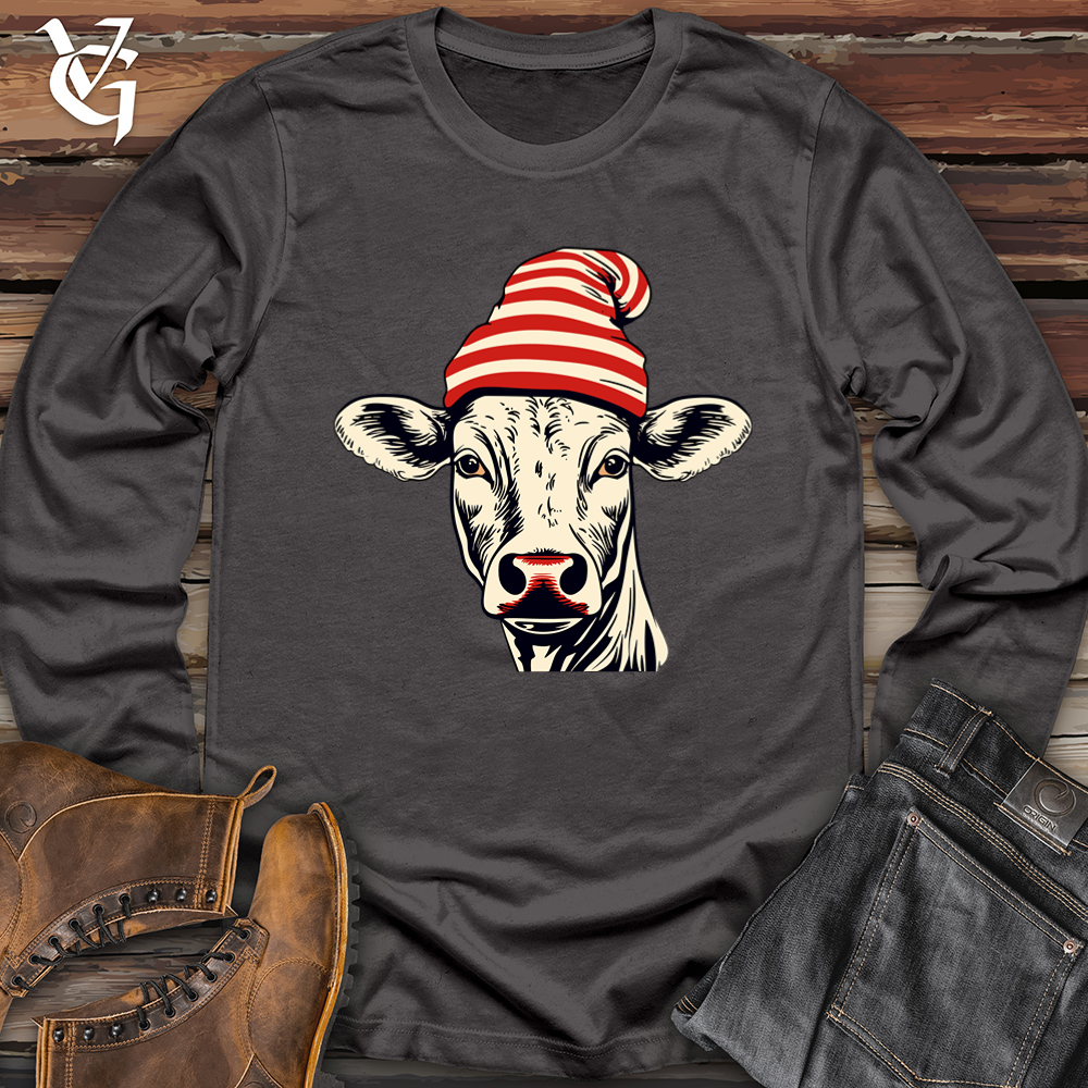 Striped Beanie Bovine Softstyle Long Sleeve