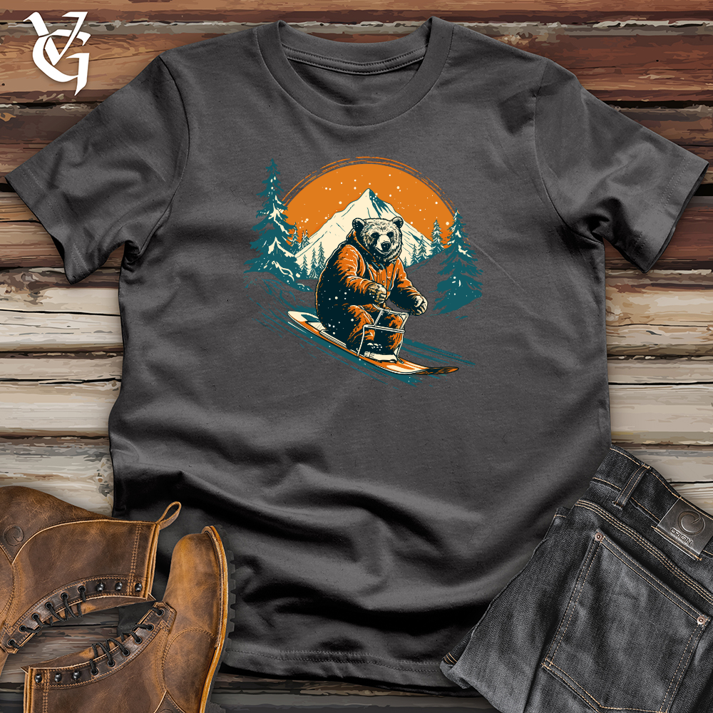 Retro Sledging Bear Softstyle Tee