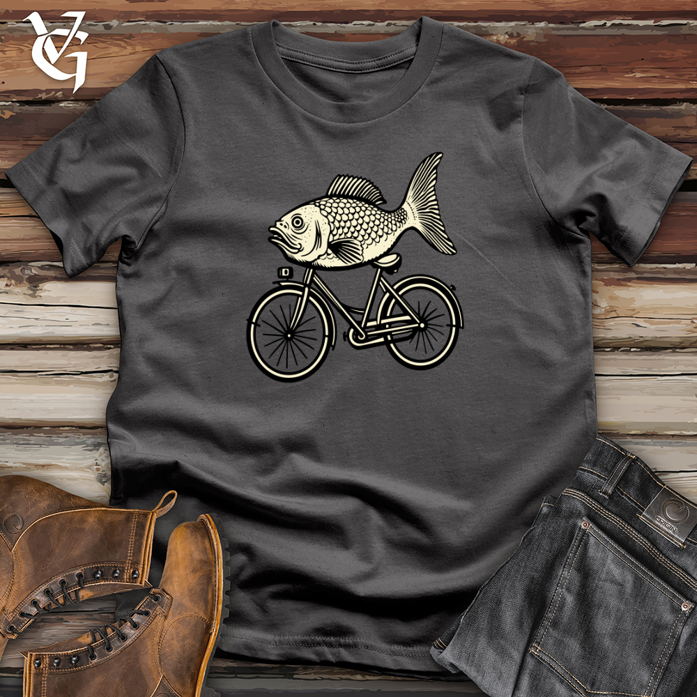 Retro Riding Fish Softstyle Tee