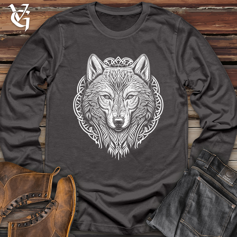 Wolf Wisdom Head Softstyle Long Sleeve