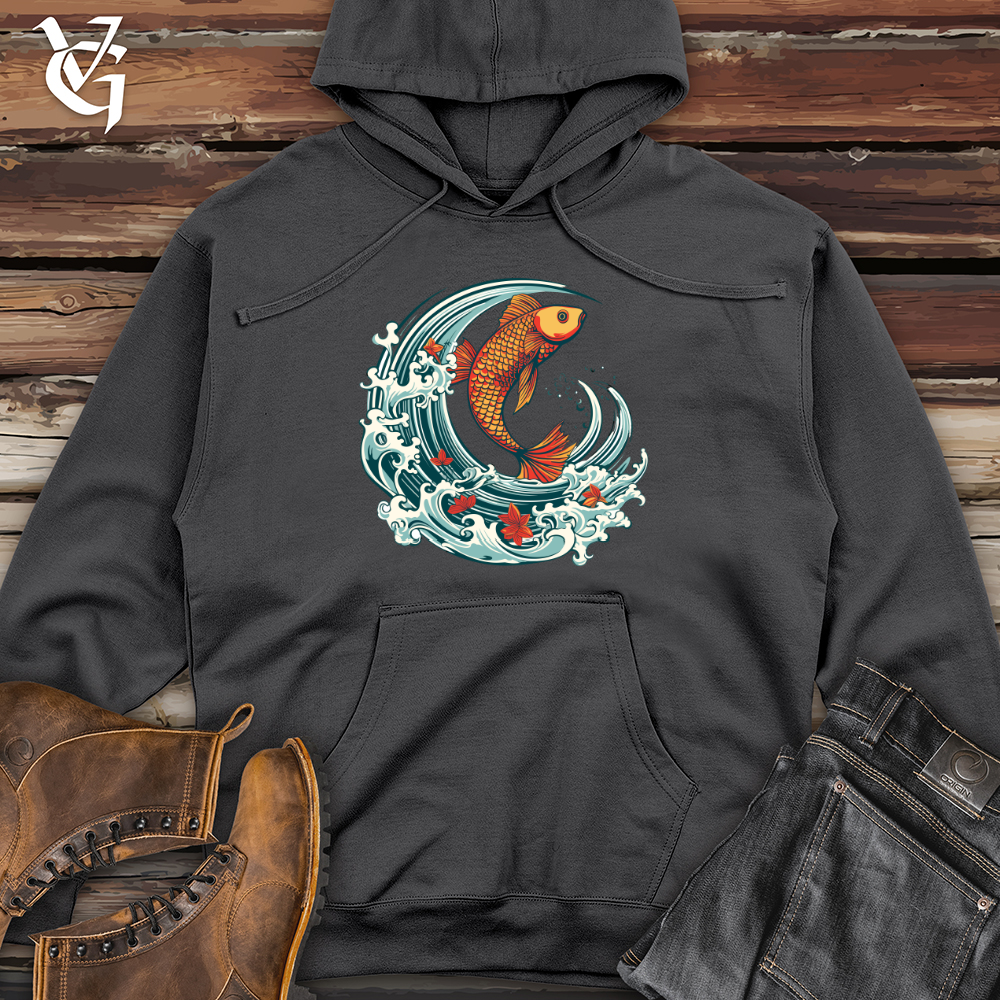 Surfin Finatics  Midweight Hooded Sweatshirt