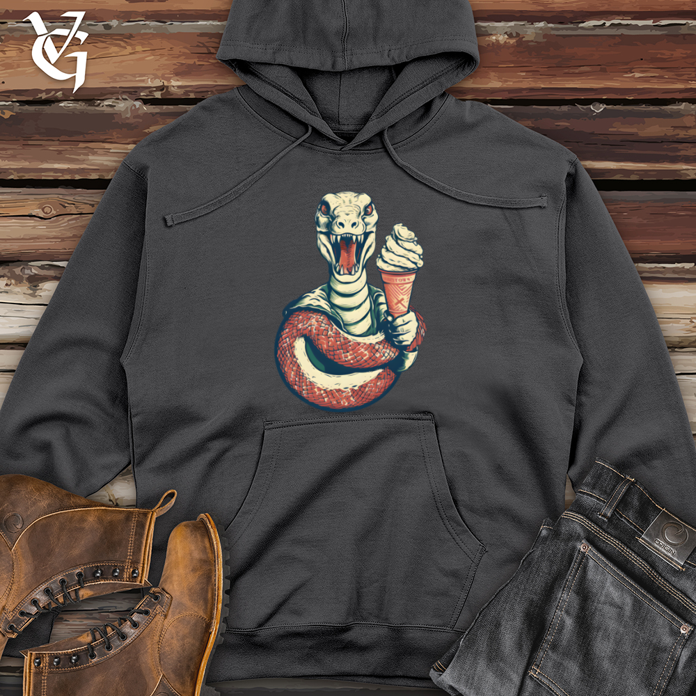 Slithery Sweet Balance. Midweight Hooded Sweatshirt