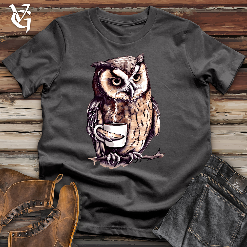 Caffeinated Owl Softstyle Tee