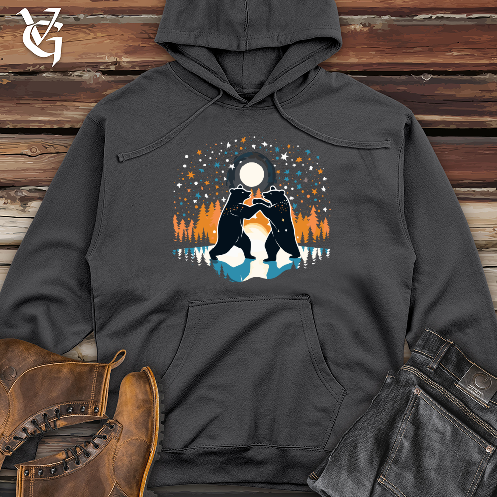 Bears Cosmic Dance Midweight Hooded Sweatshirt