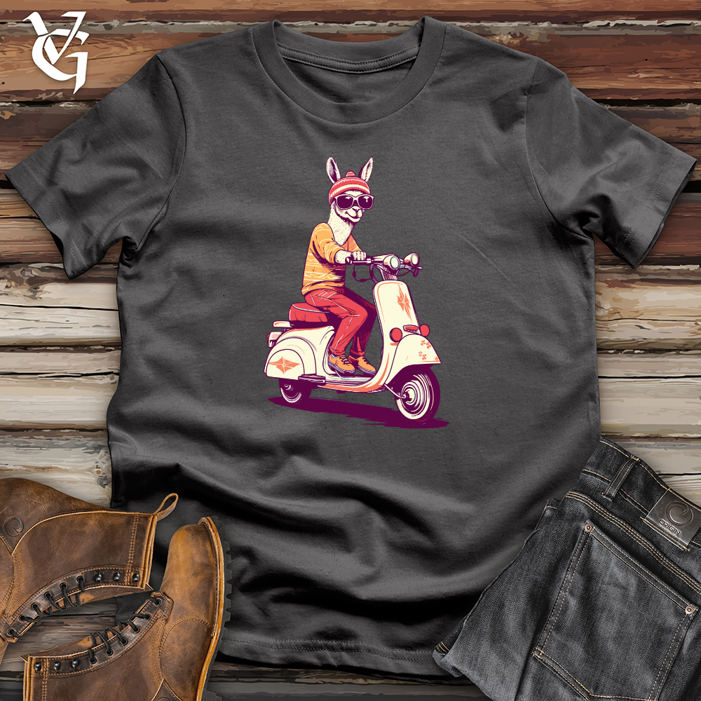 Llama Scooter Cruise Softstyle Tee